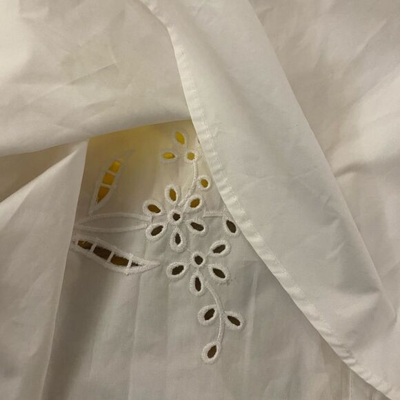 Zara embroidered/ crochet collar blouse, XL - Picture 3 of 15